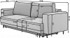 Foto Sofa cama - Dalia, blanco