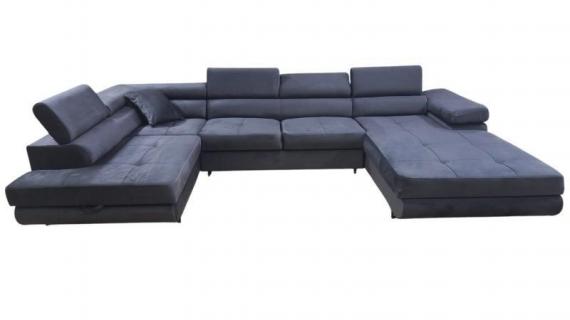 Foto Sofa cama - dos arcones - 350x200 - gris - ANTON U Foto Sofa cama - dos arcones - 350x200 - gris - ANTON U