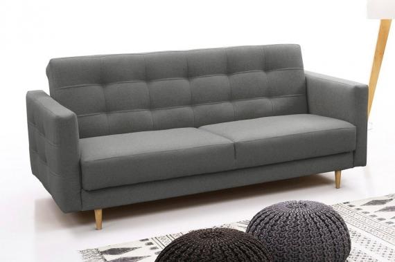 Foto Sofa cama estilo escandinavo – Godivo, Gris oscuro