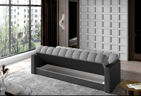 Foto SOFA CAMA - GARETT, Gris claro/Gris oscuro,