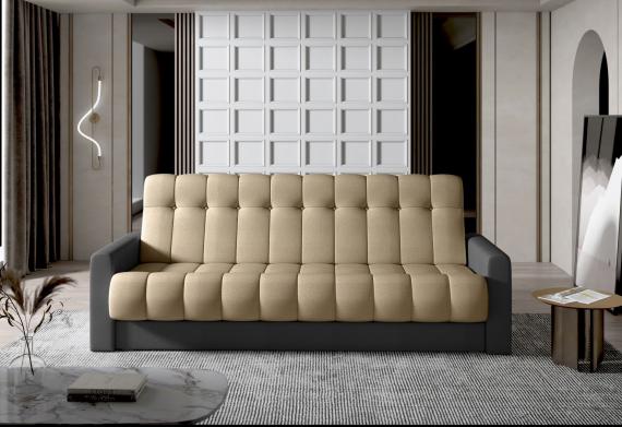 Foto SOFA CAMA - GARETT, Beige/Gris oscuro, 212 cm