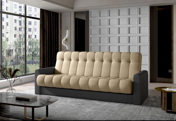 Foto SOFA CAMA - GARETT, Beige/Gris oscuro, 212 cm