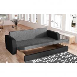 SOFA CAMA INVERSA, Sawana 21/Soft 17-tela y polipiel