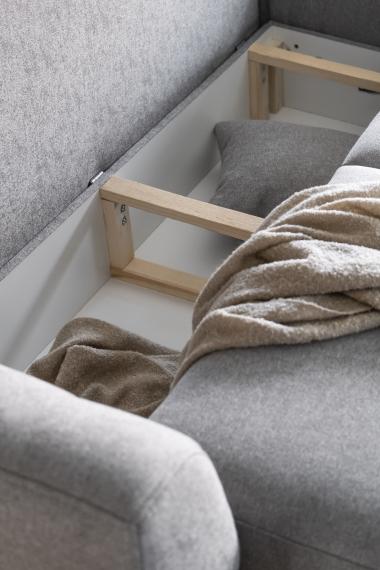 Foto Sofa cama - LARDE , Gris oscuro, 286x191