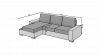 Foto Sofa cama - NEGRO, 245x165, beige/blanco