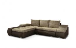 Sofa cama - Ontario, Beige/Marrón