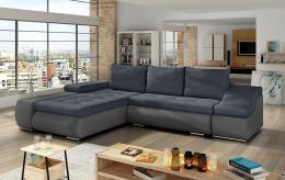 Sofa cama - Ontario, azul / gris