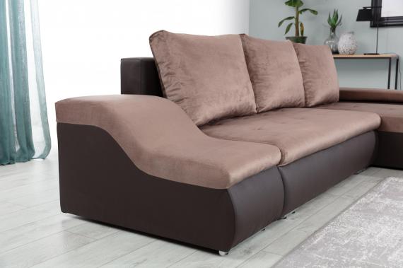 Foto Sofa cama - Ontario, azul / gris