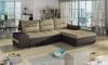 Foto Sofa cama - Ottavio, 275x180, Beige/Marrón, Tela y polipiel