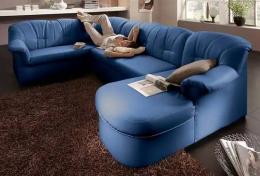 Sofa cama Papenburg en u Artículo No. 5698456065 Azul