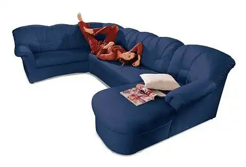 Foto Sofa cama Papenburg en u Artículo No. 5698456065 Azul