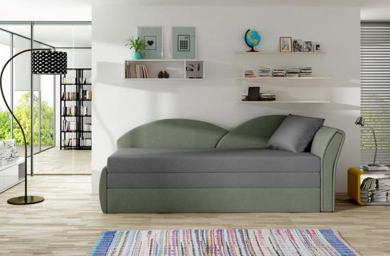 Foto Sofa cama para niños - Aga, Gris/Gris, 218x80