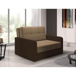 Sofa cama pequeño - TOP II, Marrón + marron