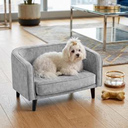 PET SOFA BED NESTI LIGHT GRAY