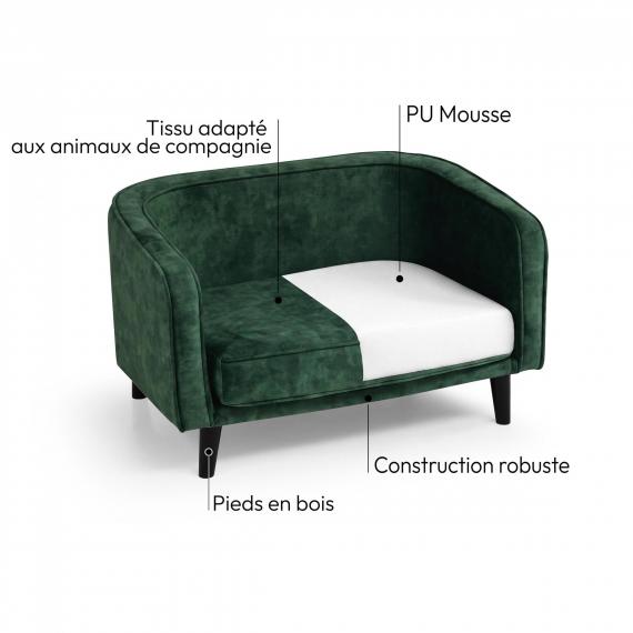 Photo PET SOFA BED NESTI GREEN