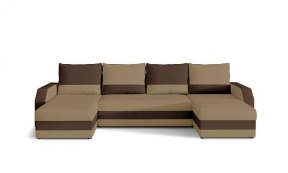 Foto Sofa cama U 307x146 cm. - Marion, Beige / Marrón