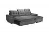 Foto Sofa chaise longue cama, alto respaldo con reposacabezas reclinables – OLIVIA, Gris