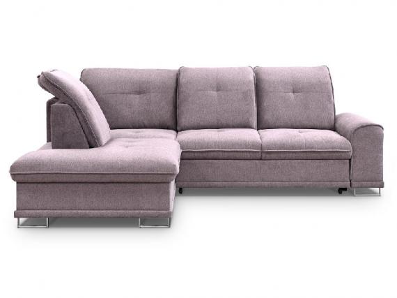 Foto Sofa chaiselongue cama - Boss, Derecho, Gris claro