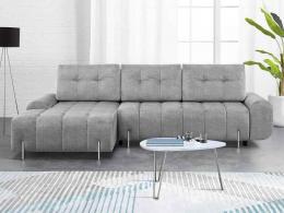 Sofa chaiselongue cama - Carry, Gris