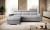 Sofa chaiselongue cama - FRESIA, Gris claro