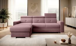 Sofa chaiselongue cama - FRESIA, Rosa