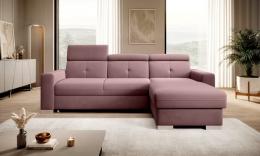 Sofa chaiselongue cama - FRESIA, Rosa