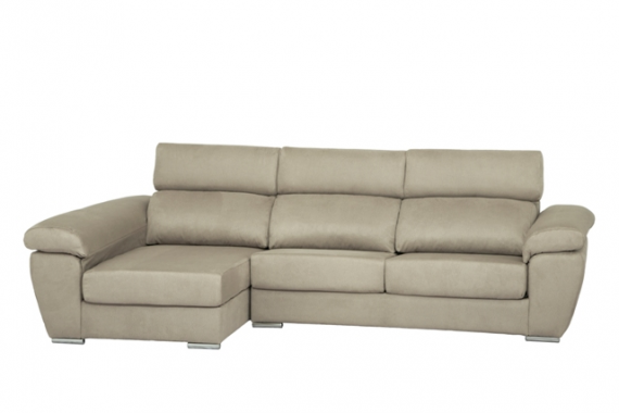 Foto Sofa chaiselongue con arcon - Tívoli, Beige