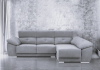 Foto Sofa chaiselongue con arcon - Tívoli, Gris claro