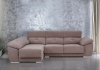 Foto Sofa chaiselongue con arcon - Tívoli, Marrón