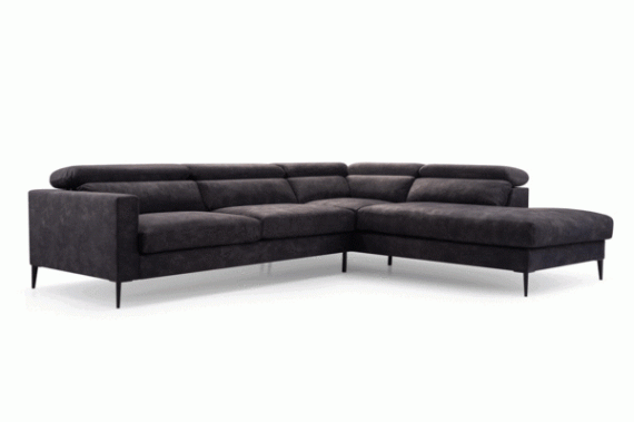 Foto Sofa chaiselongue - Jezzi, Azul