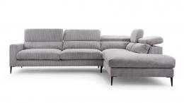 Sofa chaiselongue - Jezzi, Gris