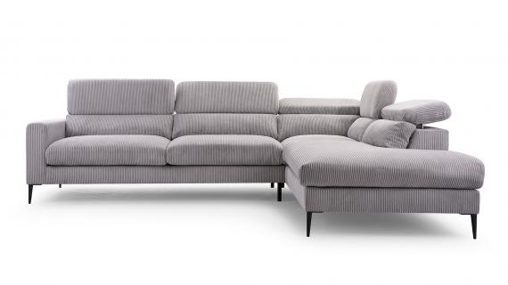 Foto Sofa chaiselongue - Jezzi, Gris