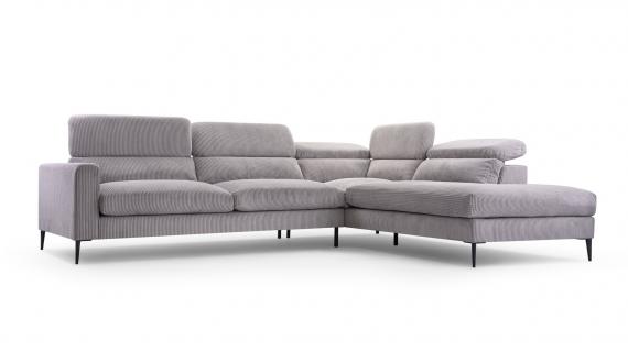 Foto Sofa chaiselongue - Jezzi, Gris