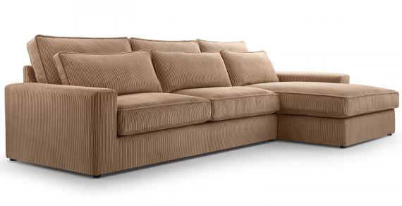 Foto Sofa grande - CLEO, Marrón, 308cm x 176cm