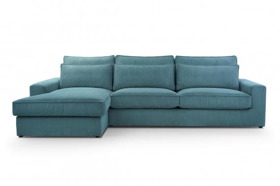 Foto Sofa grande - CLEO, Azul, 308cm x 176cm