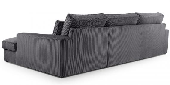 Foto Sofa grande - CLEO, Gris oscuro, 308cm x 176cm