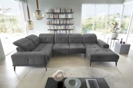 Sofa - Neviro, Gris, 350x201