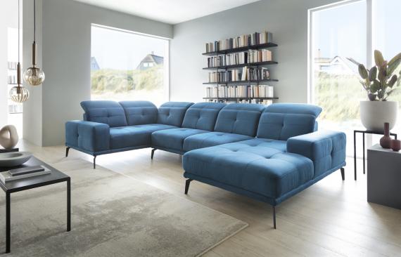 Foto Sofa - Neviro, Azul, 350x201