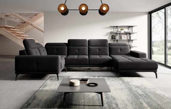 Foto Sofa - Neviro, Negro, 350x201