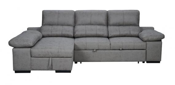 Foto SOFA SHAISELONGUE CAMA C/ARCON REVERSIBLE - NIKOL, cemento