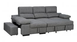 SOFA SHAISELONGUE CAMA C/ARCON REVERSIBLE - NIKOL, piedra