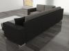 Foto Sofa U con cama - MARCO, Soft 17/polipiel/blanco, derecha