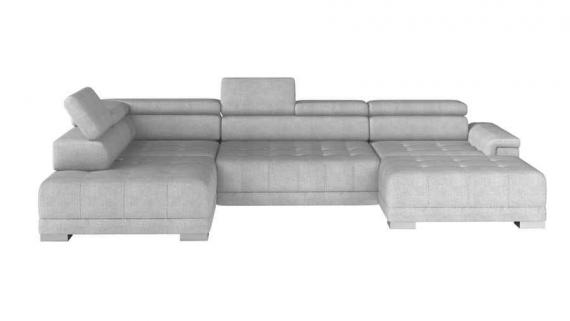 Foto Sofa XL con reposacabezas móviles - CAMPO XL, Tela, Gris