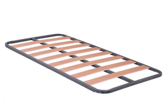 Foto Somier de láminas semianchas de madera 105x190 con patas – Laminor