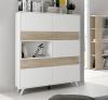Foto VITRINA MOD.SOTO BLANCO-ROBLE