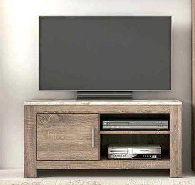 Pequeño mueble TV de una puerta, 118 cm – Florence, TRUFA-CAÑON