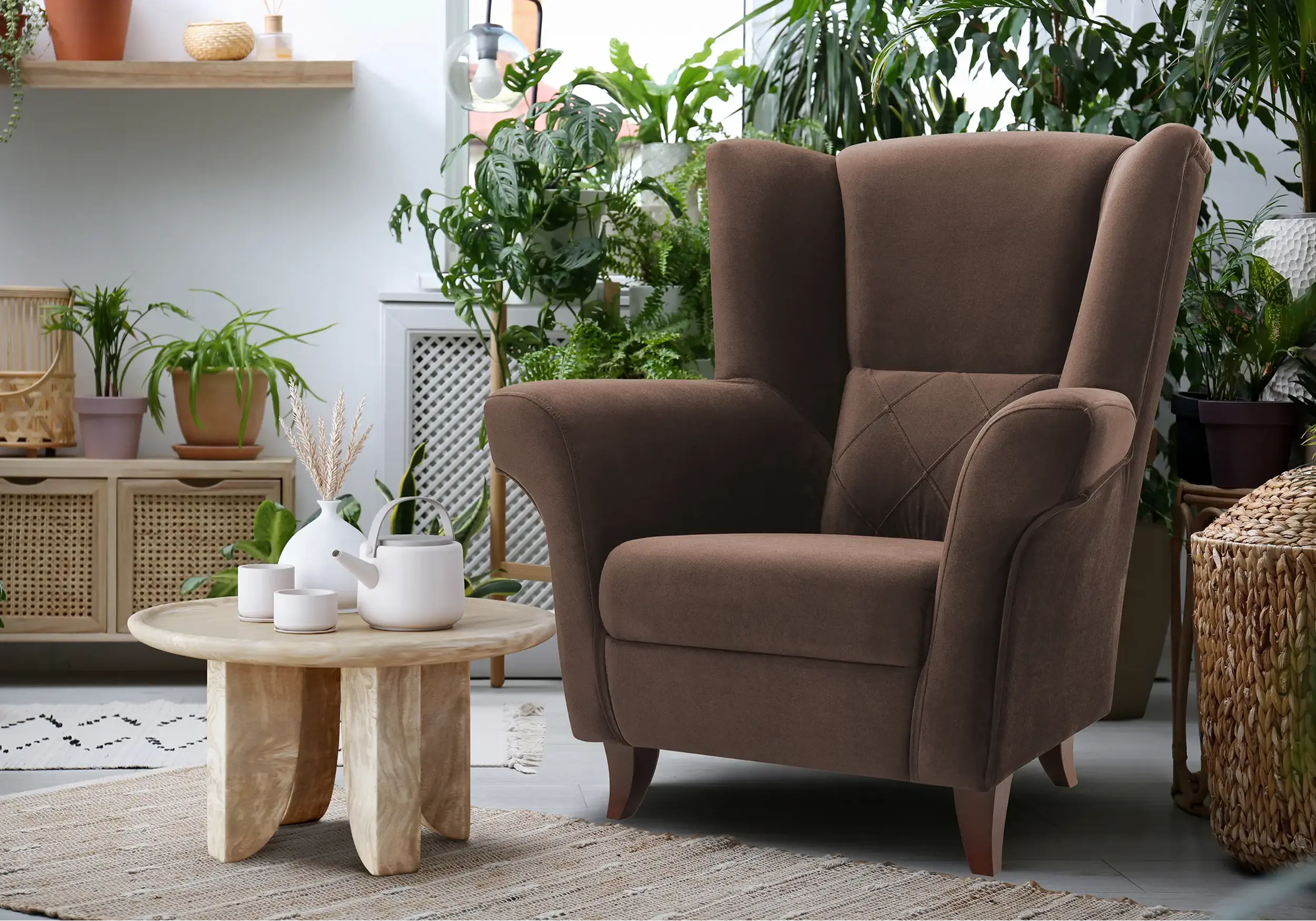 Sillón - marrón oscuro - KENT