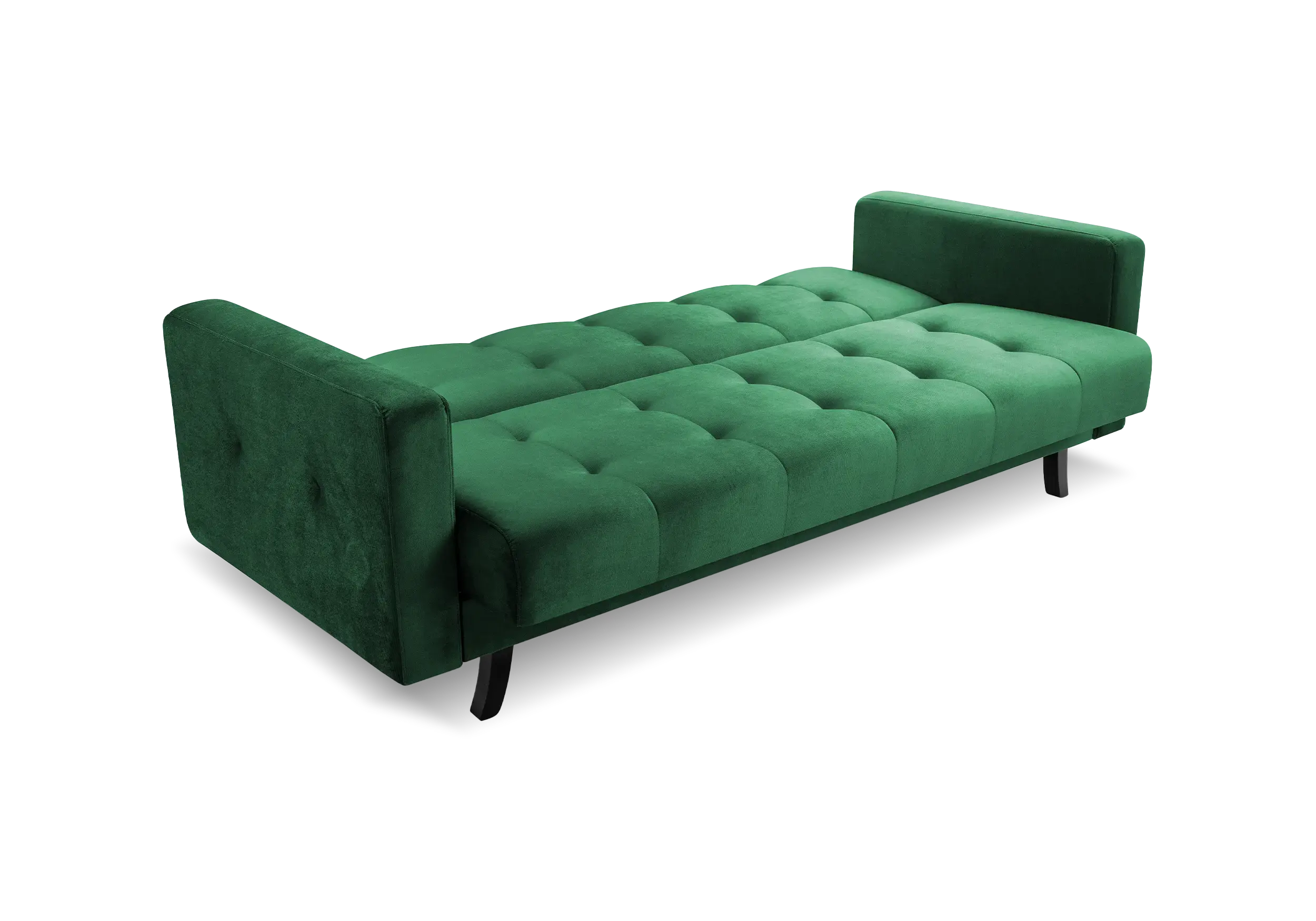 Sofá cama 3 plazas - Lizbona, Verde, 227 cm