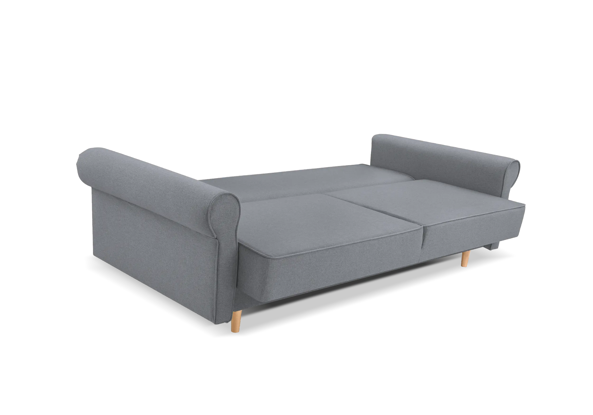 Sofa cama - KRYSTYNA, Gris oscuro, 216 cm