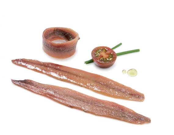 Foto TARRO ANCHOAS FILETE 100 APROX 500 gr.